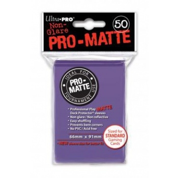 Ultra Pro - Matte Purple Sleeves - Standard Sleeves (50 pcs)